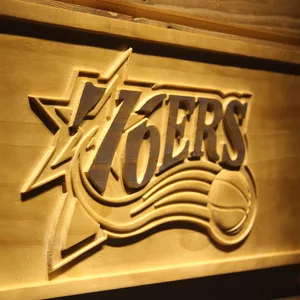 Philadelphia 76ers Wood Sign - Legacy Edition