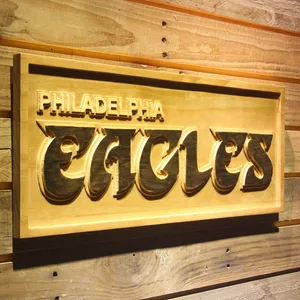 Philadelphia Eagles 1973-1995 Wood Sign - Legacy Edition