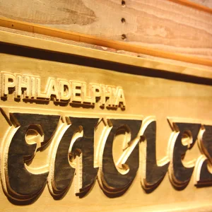Philadelphia Eagles 1973-1995 Wood Sign - Legacy Edition