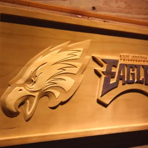 Philadelphia Eagles 2 Wood Sign