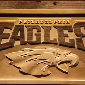 Philadelphia Eagles Wood Sign