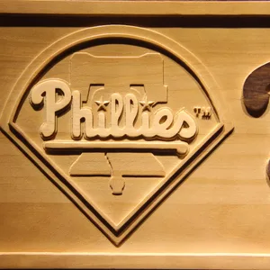 Philadelphia Phillies Wood Sign