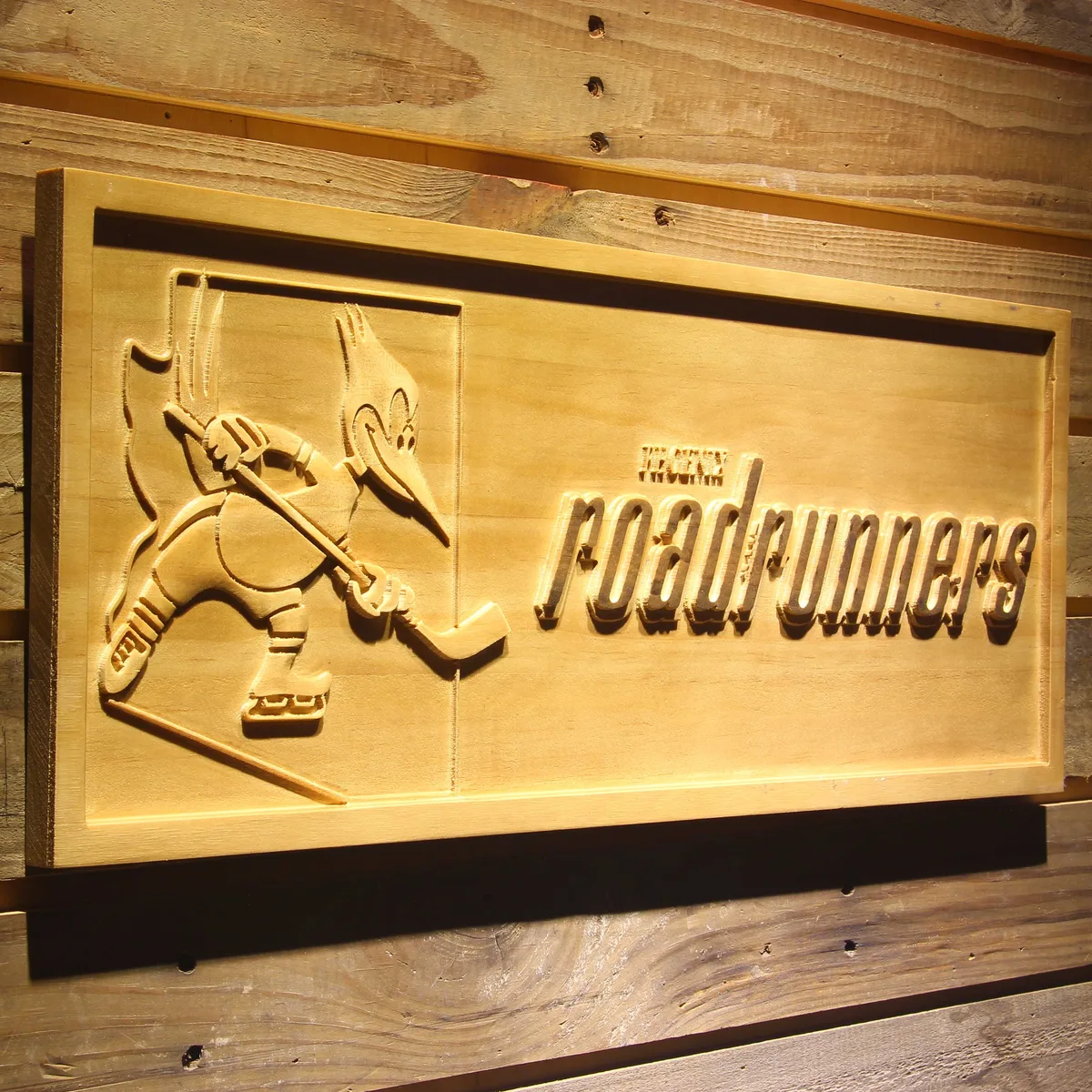 Phoenix Roadrunners Wood Sign - Legacy Edition
