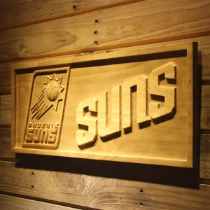 Phoenix Suns Wood Sign