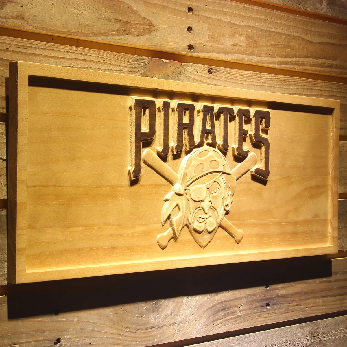 Pittsburgh Pirates Wood Sign - Legacy Edition
