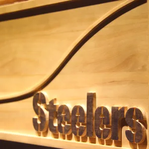 Pittsburgh Steelers Split Wood Sign