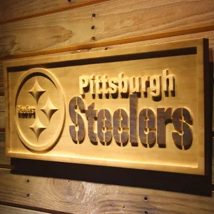 Pittsburgh Steelers Wood Sign