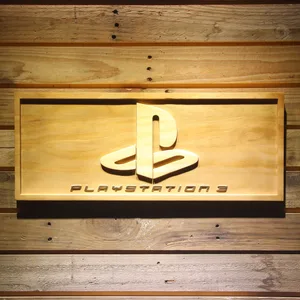 PlayStation PS3 Wood Sign
