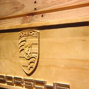 Porsche Wood Sign