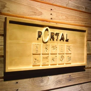 Portal Wood Sign