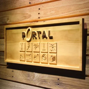 Portal Wood Sign