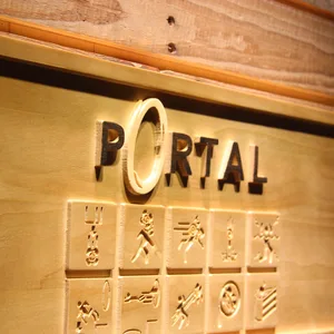Portal Wood Sign