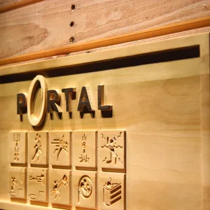 Portal Wood Sign