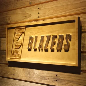 Portland Trail Blazers Wood Sign