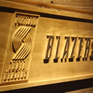 Portland Trail Blazers Wood Sign