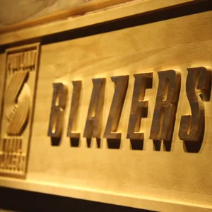 Portland Trail Blazers Wood Sign