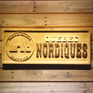 Quebec Nordiques Wood Sign - Legacy Edition
