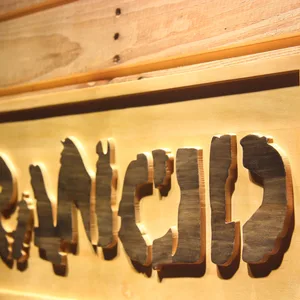 Rancid Wood Sign