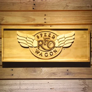 REO Speedwagon Wood Sign