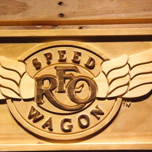REO Speedwagon Wood Sign