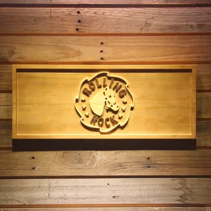 Rolling Rock Wood Sign