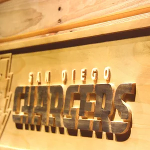 San Diego Chargers 1988-2001 Wood Sign - Legacy Edition