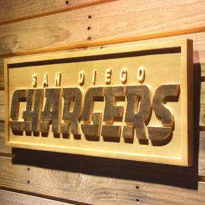 San Diego Chargers 2007-2016 A Wood Sign - Legacy Edition