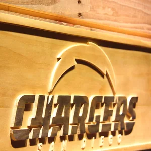 San Diego Chargers 2007-2016 B Wood Sign - Legacy Edition