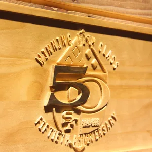 San Francisco 49ers 50th Anniversary Logo Wood Sign - Legacy Edition