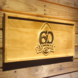 San Francisco 49ers 60th Anniversary Logo Wood Sign - Legacy Edition