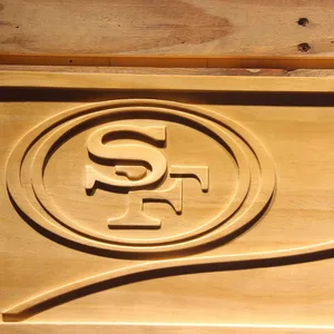 San Francisco 49ers Split Wood Sign