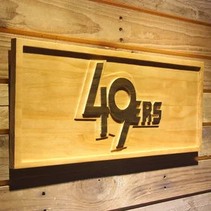 San Francisco 49ers Unused 1991 Logo Wood Sign - Legacy Edition