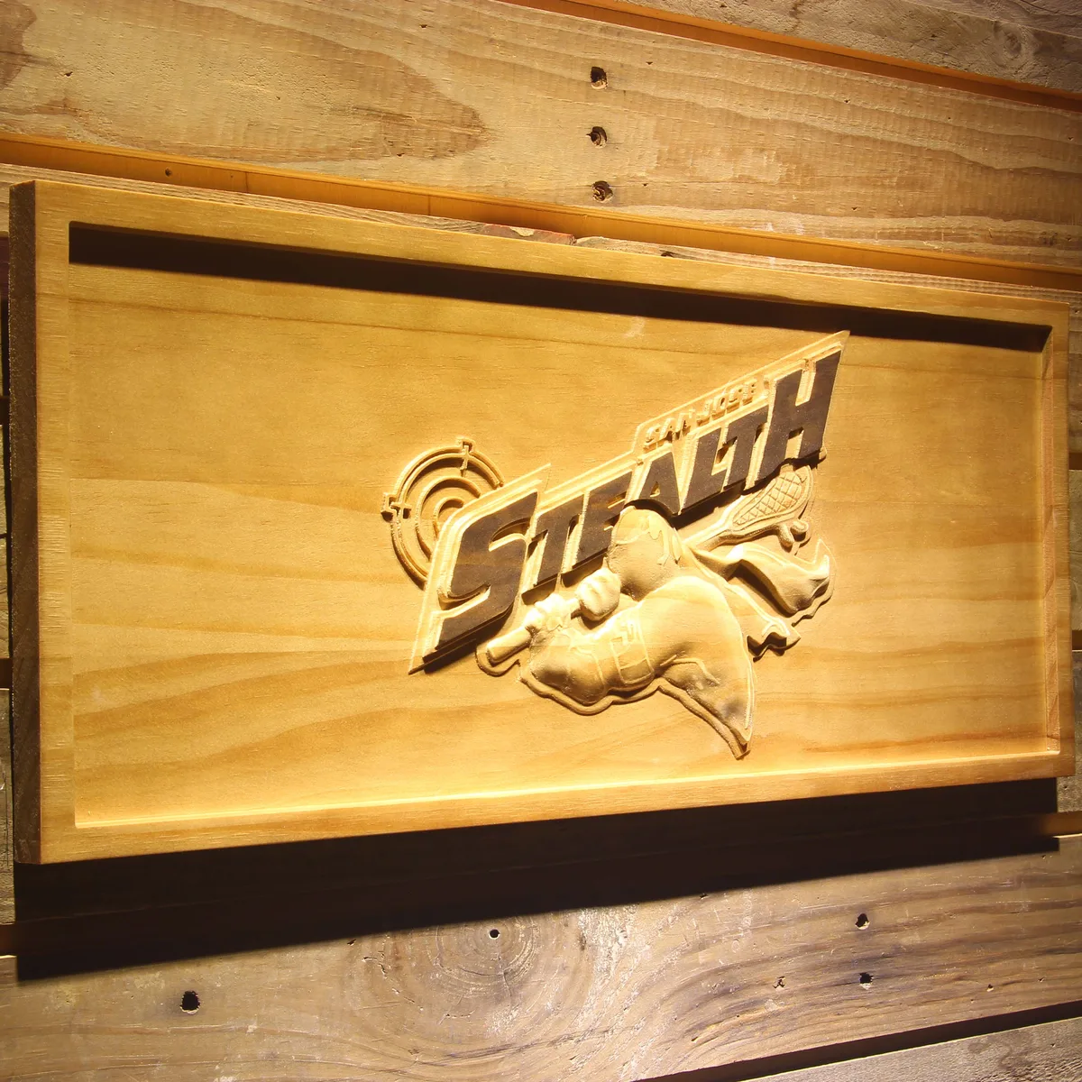 San Jose Stealth Wood Sign - Legacy Edition