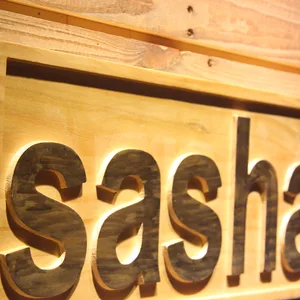 Sasha Wood Sign