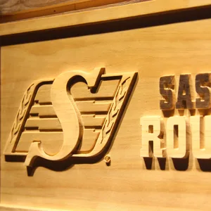 Saskatchewan  Roughriders Wood Sign - Legacy Edition