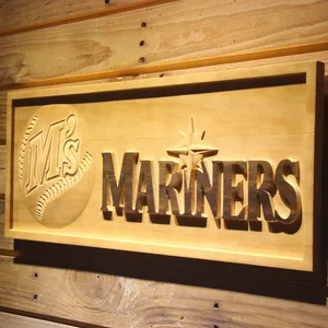 Seattle Mariners 1987-1992 Wood Sign - Legacy Edition