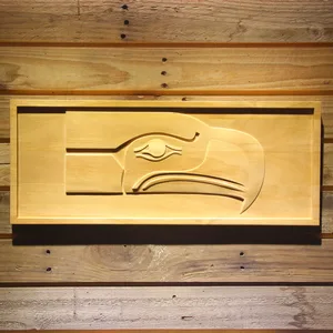 Seattle Seahawks 1976-2001 Wood Sign - Legacy Edition