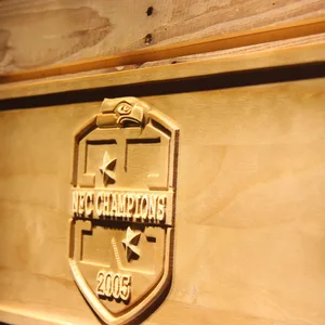 Seattle Seahawks 2005 NFC Champion Wood Sign - Legacy Edition