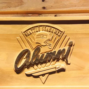 Seattle Seahawks Alumni Wood Sign - Legacy Edition