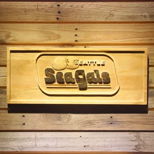 Seattle Seahawks Seattle SeaGals Wood Sign - Legacy Edition