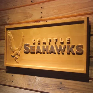 Seattle Seahawks Wood Sign