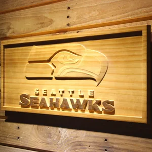 Seattle Seahawks Wood Sign