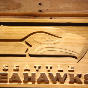 Seattle Seahawks Wood Sign
