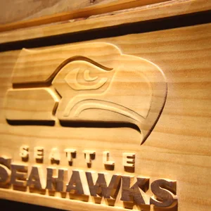 Seattle Seahawks Wood Sign