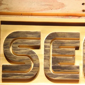 Sega Wood Sign