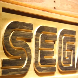 Sega Wood Sign