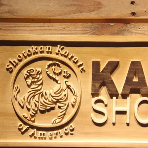 Shotokan Karate Wood Sign