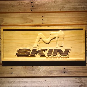 Skin Industries Woman's Silhouette Wood Sign