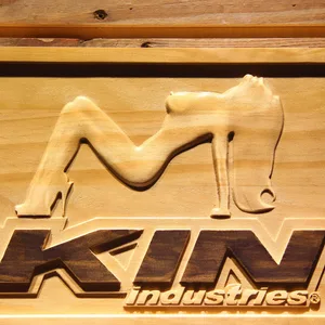 Skin Industries Woman's Silhouette Wood Sign