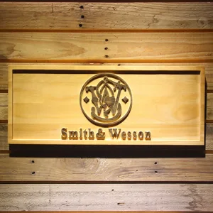 Smith & Wesson Wood Sign